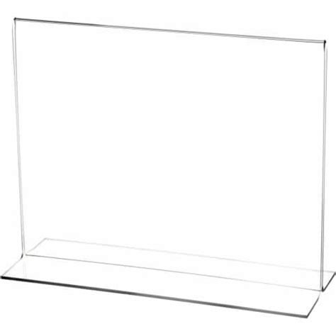 Plymor Clear Acrylic Sign Display Literature Holder Bottom Load 9 W X 7 H 9 X 7 1 Pack