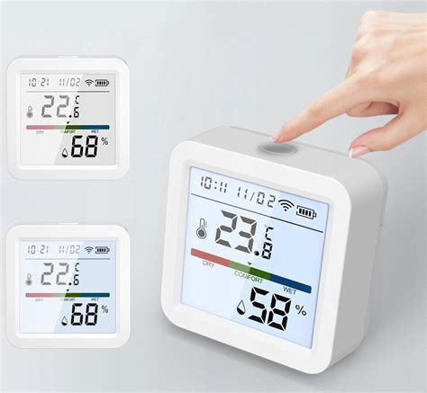 Czujnik Sensor Temperatury i Wilgotności LCD Zigbee Tuya