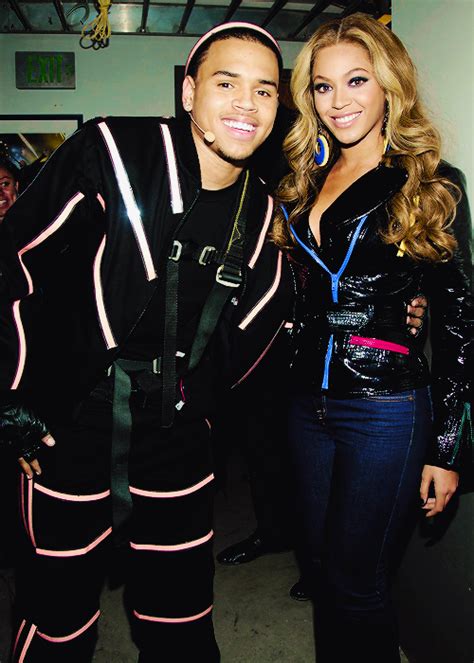 Beyonce And Chris Brown Together