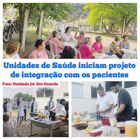 Unidades De Sa De Iniciam Projeto De Integra O Os Pacientes