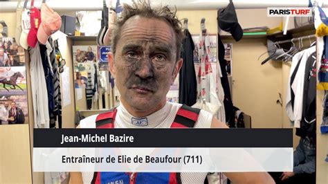 Réaction de Jean Michel Bazire après la victoire d Elie de Beaufour