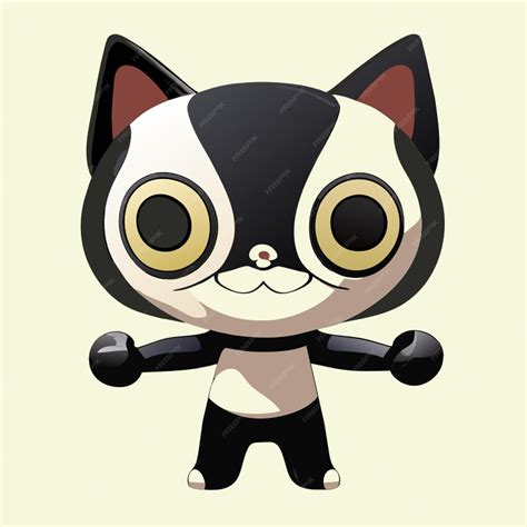 Premium Vector | Cute male cat for adobe animator puppet vector