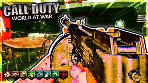 23 PERKS ON THE MAP Call Of Duty World At War Custom Zombies Saloon