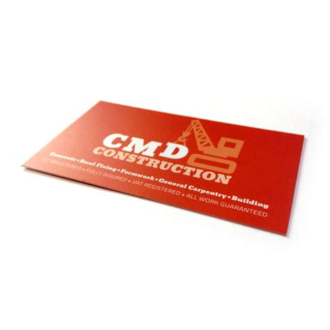 CMD Construction Logo Design – Swift Print & Design