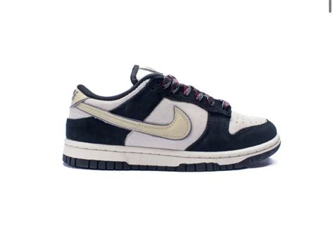 T Nis Nike Dunk Low Lx Black Team Gold L G Authentic Loja