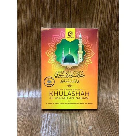 Jual Buku Doa Wirid Harian Khulashah Al Madad An Nabawi ARAB SAKU