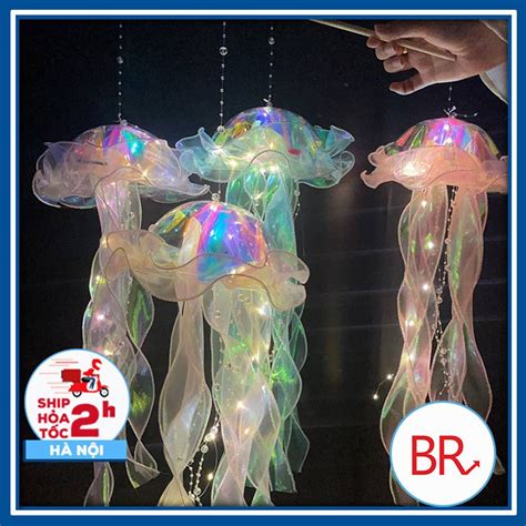 den long sua tet trung thu led nhieu  sac long den tua rua hinh