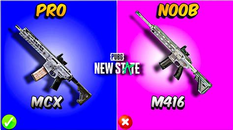 M Vs Mcx Which Is Better Pubg New State Ultimate Weapons