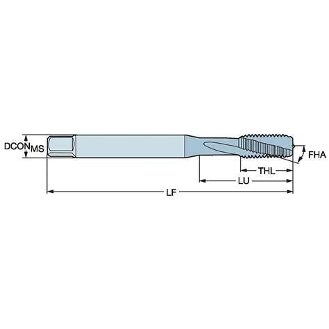 Sandvik Coromant Spiral Flute Tap Unf Flutes Semi