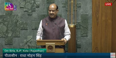 Parliament Session 2024 Live Updates Om Birla Vs K Suresh For First