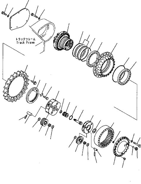 207 27 00370 Komatsu FINAL DRIVE ASS Y