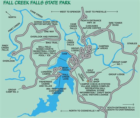 Fall Creek Falls Map – Planned Spontaneity