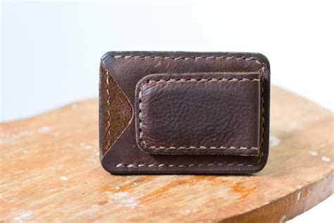 Custom Leather Money Clip Wallet | semashow.com