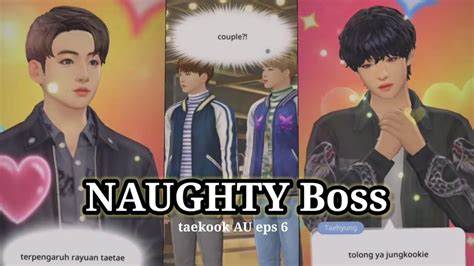 Naughty Boss Episode Taekook Bts Universe Story Game Youtube