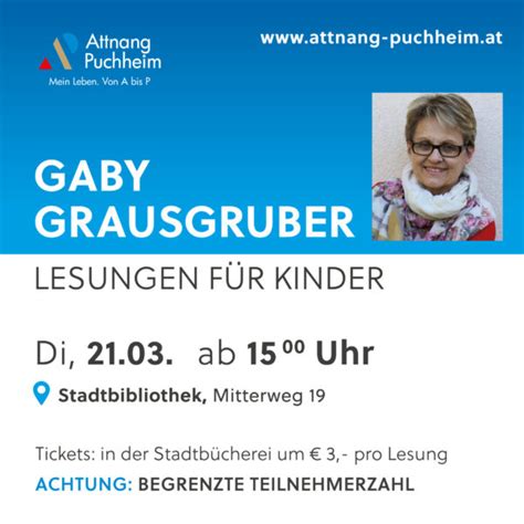 Lesungen Von Gaby Grausgruber Attnang Puchheim