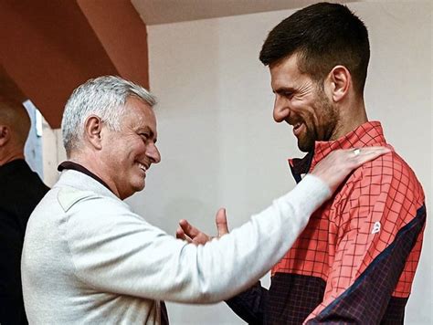 Novak Djokovic ¿mourinho Es Un Fanático Del Tenis Y Está Entre Los Mejores Entrenadores De