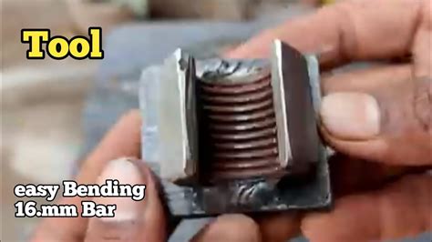 Useful Ideas For Metal Bar Bending 16mm Bar Bending Youtube