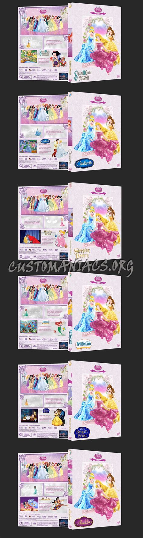 Disney Princess Collection dvd cover - DVD Covers & Labels by ...