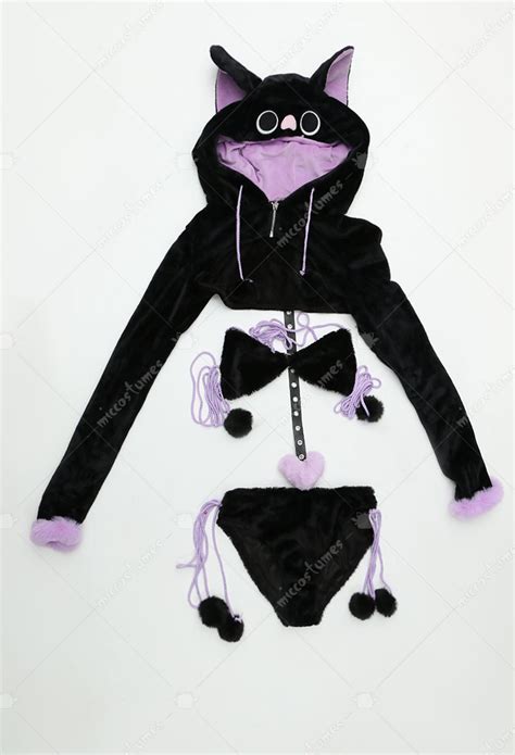 Halloween Plush Bat Style Bra And Panty Sexy Lingerie Set Top Quality Lingerie For Sale