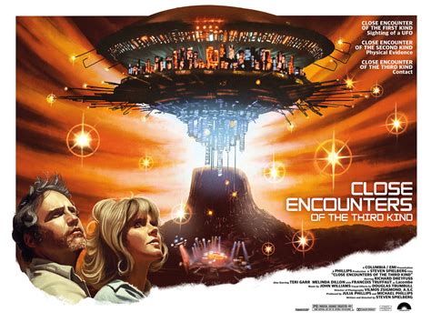 Close Encounters Of The Third Kind Poster By Mark Levy Art