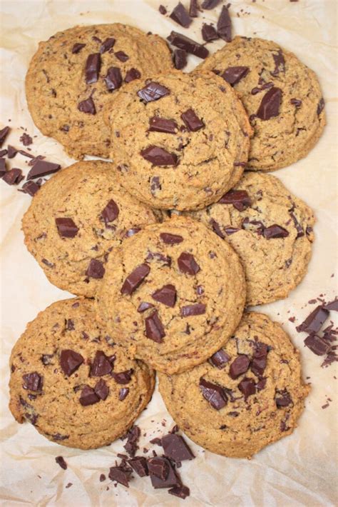 Perfect Soft Baked Vegan Chocolate Chip Cookies The Happy And