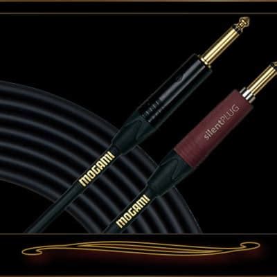 Mogami Gold Instrument Silent S Foot Guitar Cable With Reverb