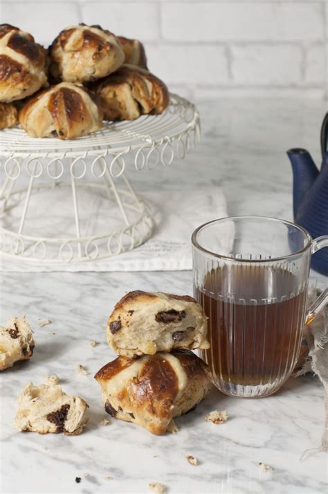 Hot Cross Buns De Chocolate Y Naranja Receta De Pascua