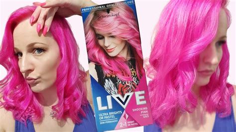 Live Hair Dye Pink - Schwarzkopf Live Lightener Twist Pink Hair Dye ...