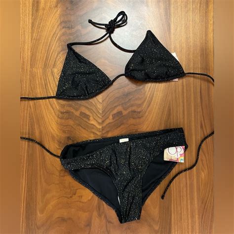 OP Swim Nwt Halter Triangle Top Bikini Set Swimwear Poshmark