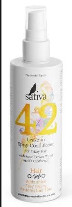Спрей-кондиционер Sativa №42 для непослушных волос - «Работает на ...