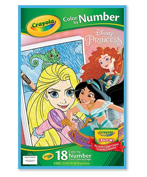 Take A Look At This Disney Princess Color By Number Giant Coloring