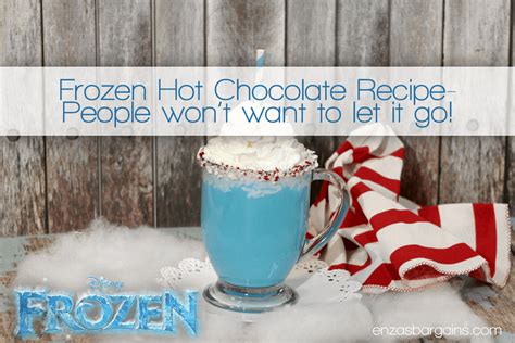 Disney S Frozen Hot Chocolate Recipe Blue Hot Chocolate