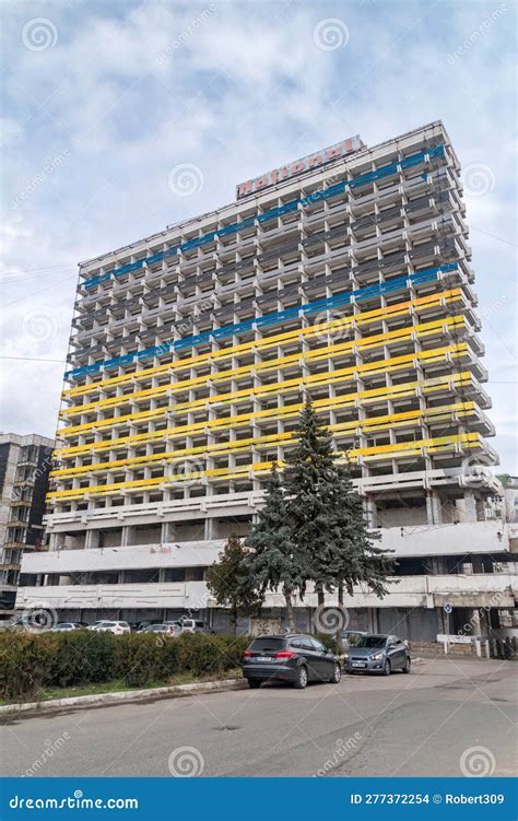 Abandoned Hotelul National Hotel from Moldavian Soviet Socialist ...