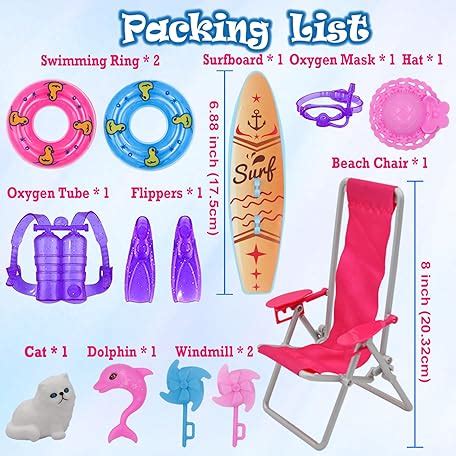 Mua EuTengHao Pcs Girl Dolls Clothes Swimsuit Bikini For Inch