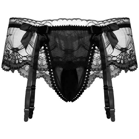 Iefiel Men S See Through Lace Lingerie