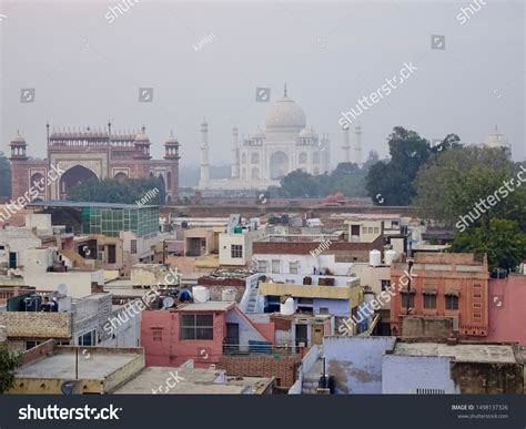 View On Taj Mahal Roof Top Stock Photo 1498137326 | Shutterstock