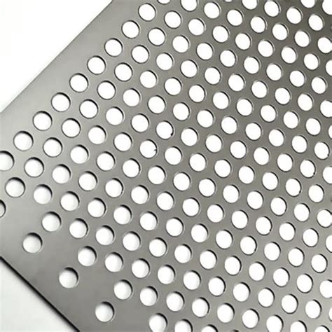 Stainless Steel Round Hole Perforated Metal Sheet Mkmetal