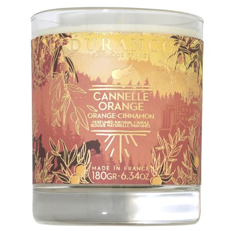 BOUGIE parfumée CANNELLE ORANGE DURANCE PROVENCE FRANCE Ambiance Styles