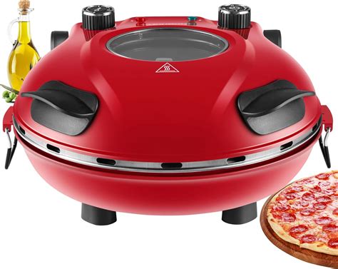 Amazon De Pizzaofen Elektrisch Mit Cm Pizzastein C