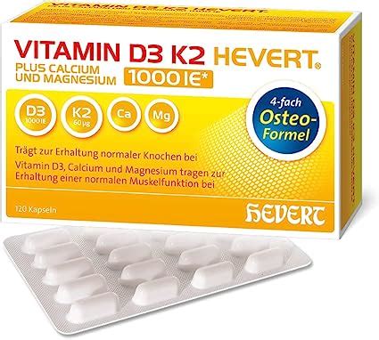 Vitamin D K Hevert Plus Calcium Und Magnesium Ie St