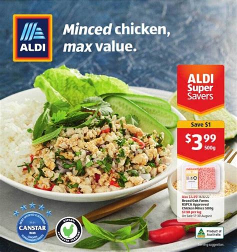 Broad Oak Farms Rspca Approved Chicken Mince Offer At Aldi