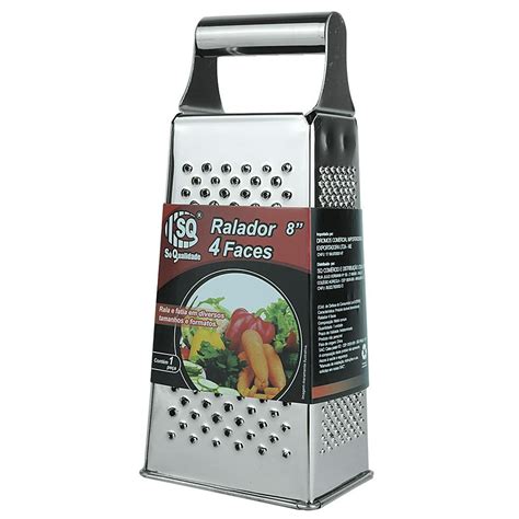 Ralador Inox 4 Faces Original Para Legumes Queijos 8 21 Cm