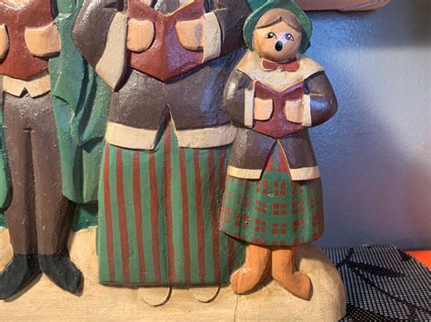 Vintage Christmas Carolers Wooden Decoration Holiday Decor - Etsy