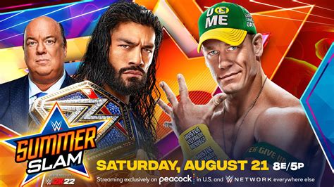 John Cena And Roman Reigns Make It Official For Summerslam