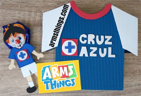 Playera Cruz Azul Tutorial Playera De Cruz Azul Regalos Dia Del