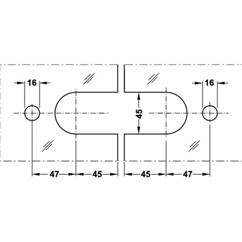 Дверна завіса для скла 90° купити в Україні - інтернет-магазин Сіріус