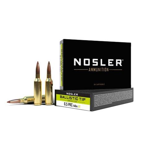 Nosler 6 5 Prc 140gr Ballistic Tip Rifle Ammo 20 Rounds Sportsman S Warehouse