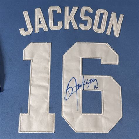bo jackson kc royals signed jersey framed asg memorabilia