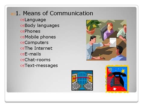 Means Of Communication Project Means Of Communication