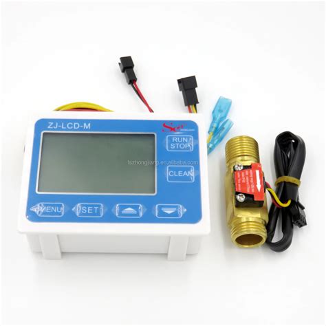 Flow Quantitative Lcd Digital Display Flowmeter Flow Controller Liquid ...